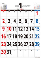 ジャンボ スケジュール B2タテ型 2022年カレンダー