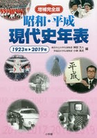 昭和・平成現代史年表 1923年-2019年