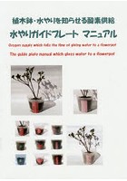 植木鉢・水やりを知らせる酸素供給水やりガイドプレートマニュアル