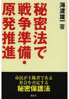 秘密法で戦争準備・原発推進 市民が主権者である社会を否定する秘密保護法