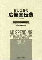 有力企業の広告宣伝費 NEEDS日経財務データより算定 2019年版