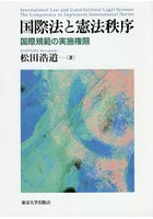 国際法と憲法秩序 国際規範の実施権限