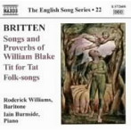 ウィリアムズ/ブリテン:イギリス歌曲シリーズ 第22集