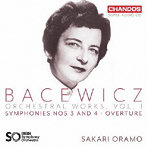 サカリ・オラモ/BBC交響楽団/バツェヴィチ:管弦楽作品集 Vol.1