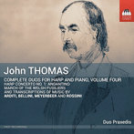 トーマス:ハープとピアノのための二重奏曲全集 第4集