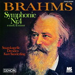 ザンデルリンク/UHQCD DENON Classics BEST ブラームス:交響曲第4番 ホ短調