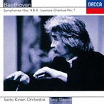 小澤征爾/ベートーヴェン:交響曲第4番・第8番、レオノーレ序曲第1番