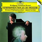 レヴァイン/モーツァルト:交響曲第25番＆38番「プラハ」