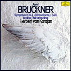 カラヤン/ブルックナー:交響曲第4番「ロマンティック」＆第5番＆第6番（SACD）