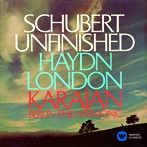カラヤン/シューベルト:交響曲第8番「未完成」 ハイドン:交響曲第104番「ロンドン」