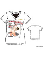 すーぱーそに子 VネックTシャツ type:MAGAZINE（ホワイト） XL