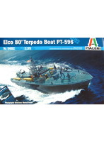 イタレリ 5602 1/35Elco80魚雷艇PT596（写真資料付）
