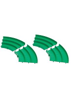 ジャパンカップ ジュニアサーキットカーブ（緑）4枚セット
