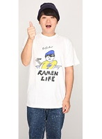 RAMEN LIFE Tシャツ（青・サイズS）
