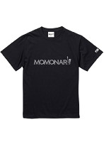 御城プロジェクト:RE～CASTLE DEFENSE～ MOMONARI Tシャツロゴタイプ:黒 M