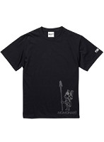 御城プロジェクト:RE～CASTLE DEFENSE～ MOMONARI Tシャツシルエットタイプ:黒 XL