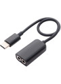 ミヨシ USB Type-C オーディオ変換ケーブル 3極 2ポ-トタイプ SAD-CE02