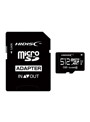 HIDISC microSDXCカード 512GB A2， V30， CLASS10 UHS-1 Speed Class3対応 SD変換アダプタ付き HDMCSDX512GCL10UIJP3