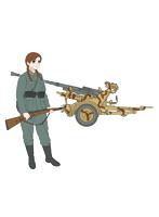 歴装ヲトメ Hannah（ハンナ） w/3.7cm対空機関砲37型