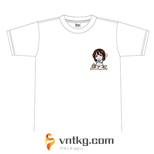 【ナミ】オリジナルミニキャラTシャツ【ホワイト・サイズL】