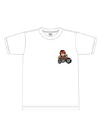 【がっきー】オリジナルミニキャラTシャツ（ホワイト・サイズM）