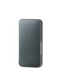 iPhone12 mini ケース カバー 手帳 フラップ レザー 薄型 NEUTZ モダンカジュアル カード 2ポケット マグネット スタンド シンプル グリーン
