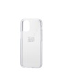 iPhone12 mini ケース カバー アップルマーク リンゴマーク 背面クリア 透明 TPU ポリカーボネート かわいい シンプル ウサギ