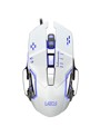 【10個セット】リーダーメディアテクノ 有線ゲーミングマウス 6ボタン ホワイト L-MSG6-WX10