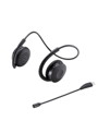サンワサプライ Bluetoothヘッドセット（両耳・外付けマイク付き） MM-BTSH63BK