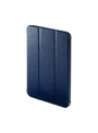サンワサプライ iPad mini 2021 ソフトレザーケース ブルー PDA-IPAD1807BL
