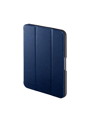 サンワサプライ iPad mini 2021 Apple Pencil収納ポケット付きケース ブルー PDA-IPAD1814BL