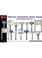 1/35 フランス舗装道路標識 1930-40年パリ地方