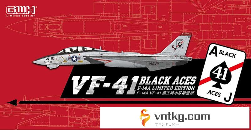 【再販】グレートウォールホビー 1/72 アメリカ軍 F-14A VF-41 BLACK ACES