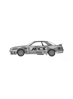 1/24 インチアップシリーズ No.299 JECS スカイライン （スカイライン GT-R ［BNR32 Gr.A仕様］ ）1992