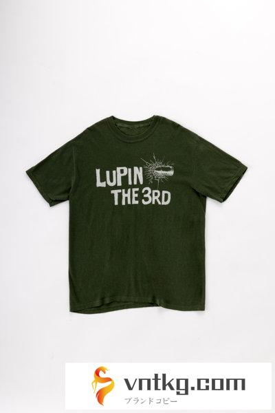 ルパン三世 半袖Tシャツ LUPIN THE 3RD グリーン Lサイズ