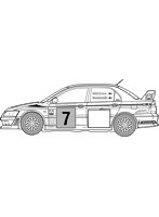1/24 インチアップシリーズ No.311 ランサーエボリューションVII WRCラリーモデル