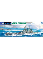 【再販】 611 米国海軍戦艦 ノースカロライナ 1/700 ウォーターライン