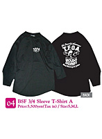 BSF 3/4 Sleeve TシャツA XL