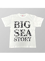 BIG SEA STORY 魚群カモフラージュ Tシャツ white（Lサイズ）