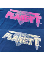 ネオプラネットTシャツ2枚セット（ロゴ:ピンク×1枚）（ロゴ:マスタードイエロー×1枚）Sサイズ