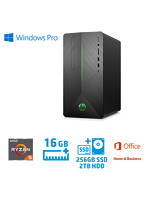 HP Pavilion Gaming 690-0000jp （Ryzen 5 2600/メモリ16GB/SSD256GB＋HDD2TB/RX580/Win 10 Pro/Office...