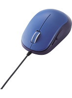 エレコム 有線マウス 5ボタン Mサイズ BlueLED リーズナブル 1.5mケーブル ブルー（紺） M-Y9UBBU