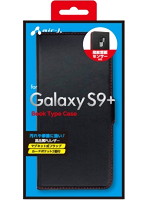エアージェイ Galaxy s9＋用 手帳型ケースPB BKR AC-S9P-PB BKR