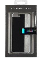 CORVETTE 公式ライセンス品 Hard Case Black color、 silver brushed aluminum finish iPhone6 用 COHCP...