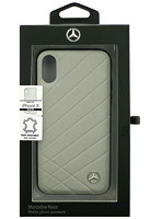 Mercedes 公式ライセンス品 iPhoneX専用 本革ハードケース PATTERN II-Genuine Leather-Hard Case-Cryst...