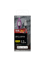 USB C-Lightningケーブル/高耐久/1.2m/ブラック MPA-CLS12BK