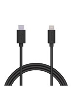 USB C-Lightningケーブル/スタンダード/1.0m/ブラック