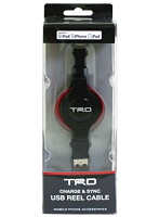 TRD 公式ライセンス品 TRD ライトニングリールケーブル TRDUJ-R BK