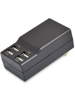 日本トラストテクノロジー USB充電器 4ポート 4.2A ブラック USBAC4P4ABK