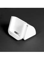 サンコー iPhone用180度回転式クレードル（ホワイト） USBIPZ11
